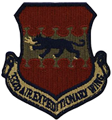 Air Force 332nd Air Expeditionary Wing Spice Brown OCP Scorpion Shoulder Patch With Velcro
